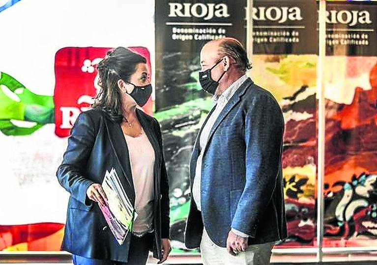 Andreu y Ezquerro, presidentes de La Rioja y el Consejo Regulador.