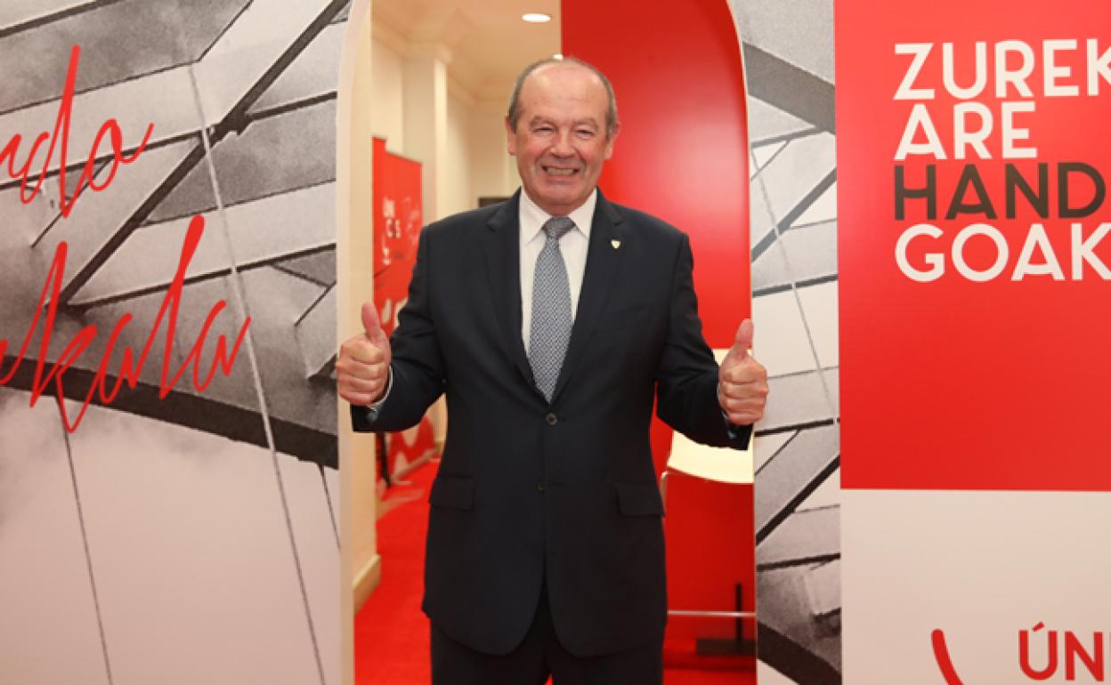 Ricardo Barkala, en el estreno de su oficina electoral.