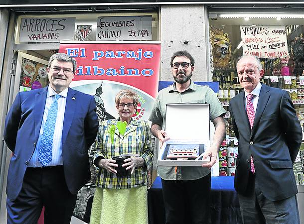 Juan Mari Aburto, Nati Cirión, Gorka Romaña y José Mari Amantes. 