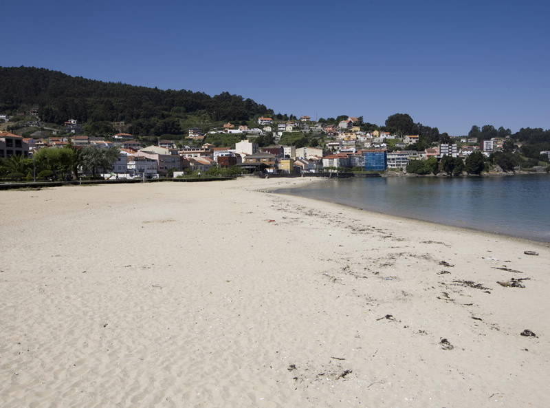 Playa Banda do Río (Pontevedra).