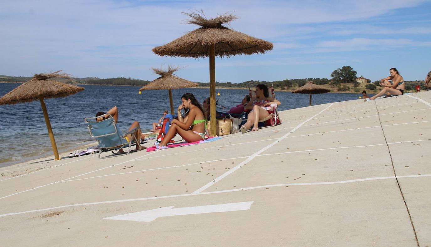 Playa de Campanario (Badajoz).