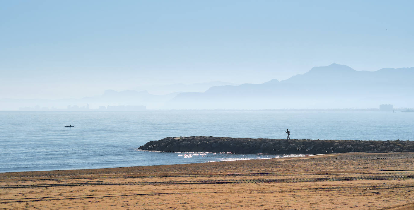 Playa de La Escollera (Cullera- Valencia).