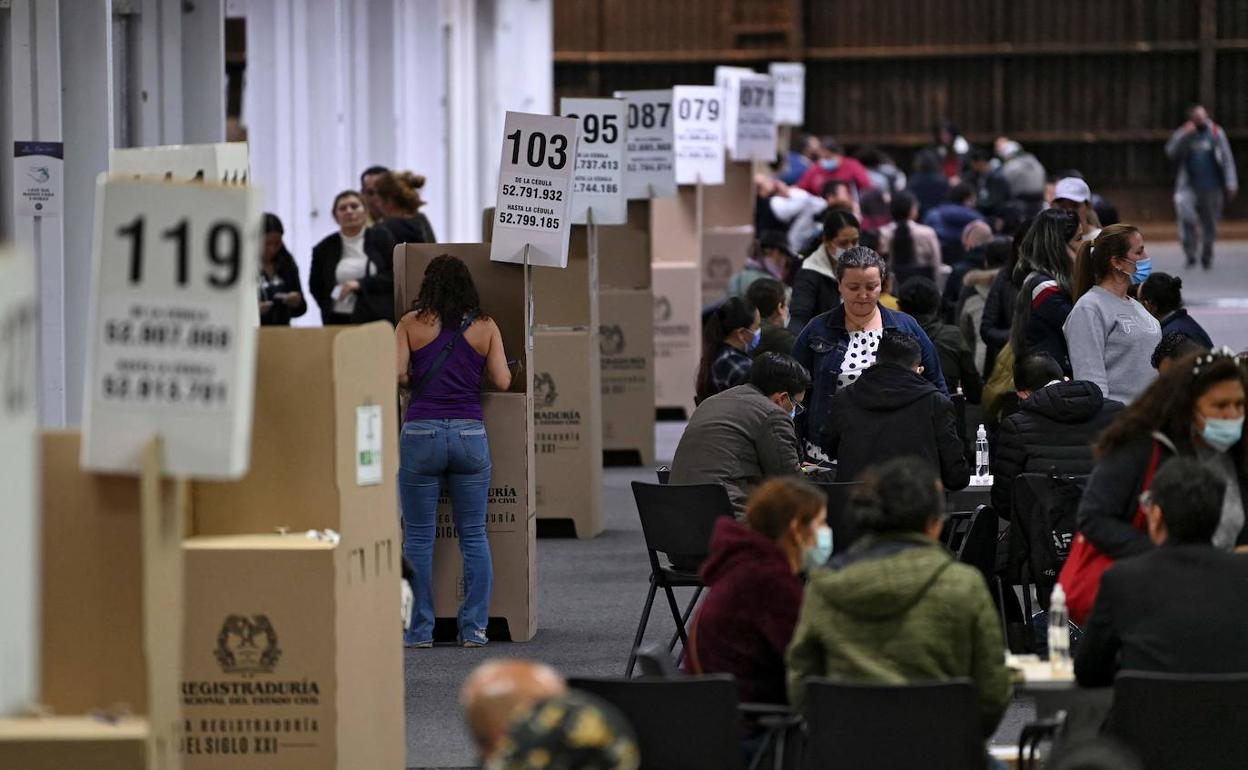 Proceso electoral en Bogotá.