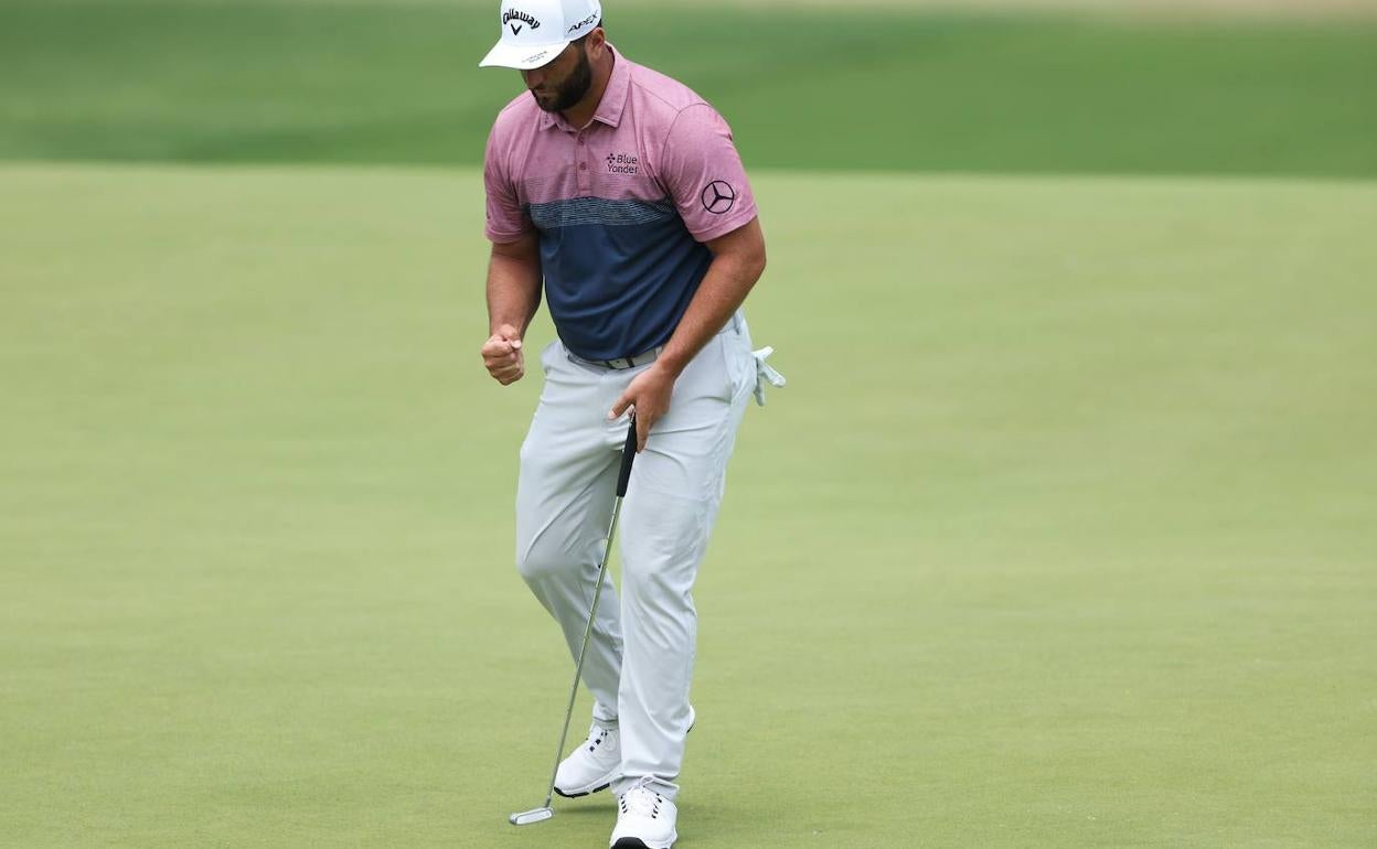 Jon Rahm durante un torneo.