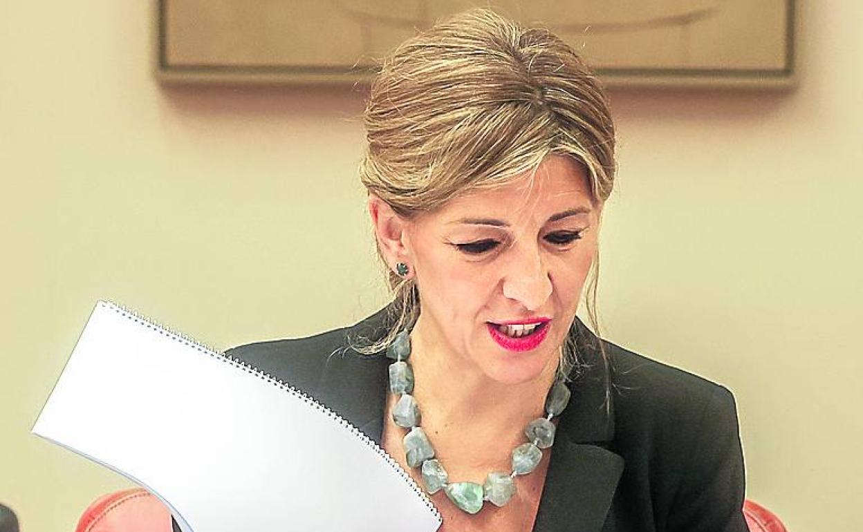 La vicepresidenta segunda, Yolanda Díaz. ep