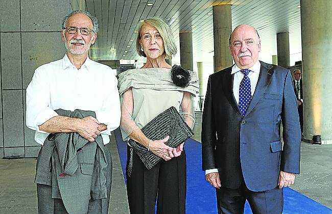 Jose Ibarrola, Susana Rodríguez Vidarte y José Ramón Lizarraga.