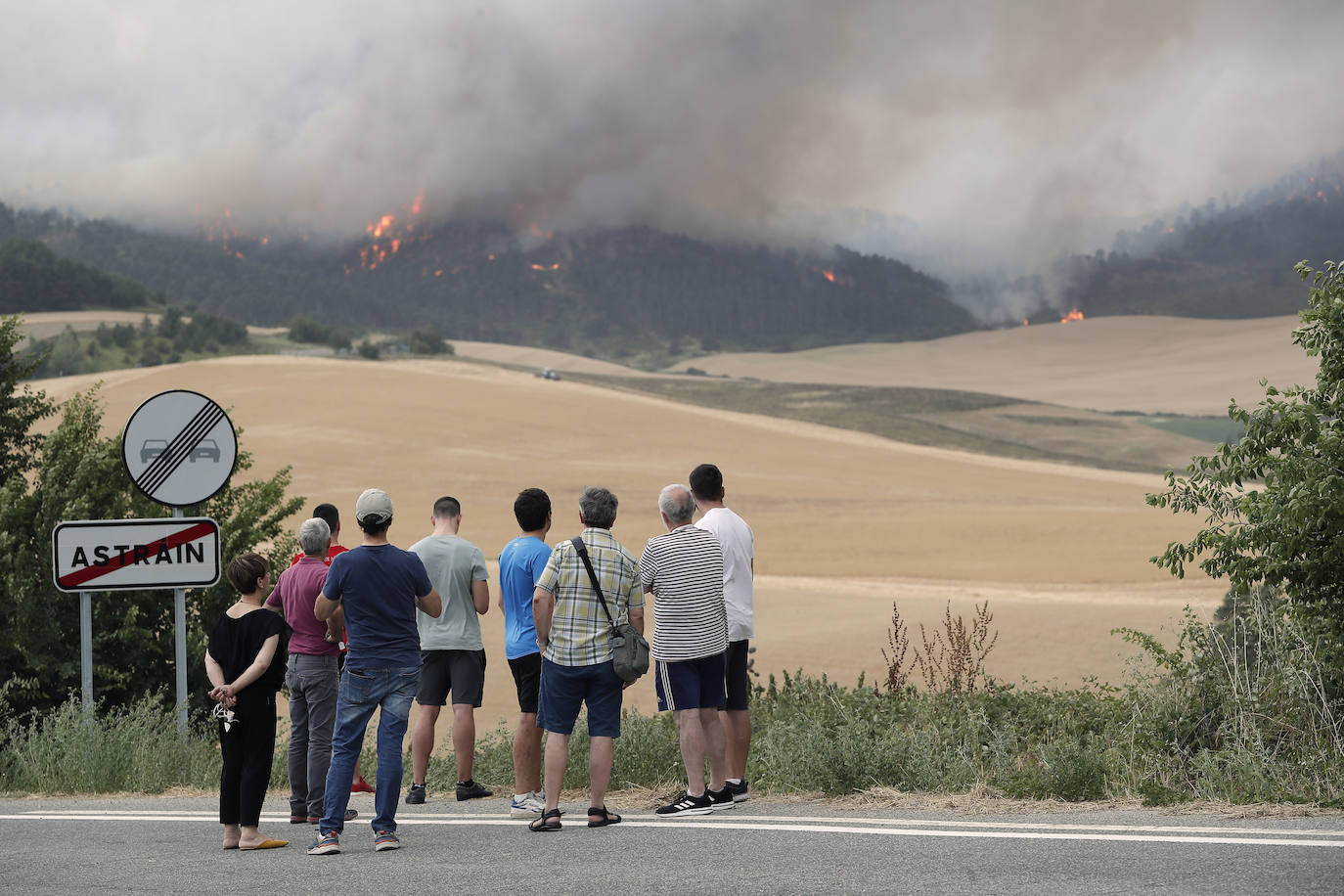 Fotos: Navarra, en estado de máxima alerta por los incendios