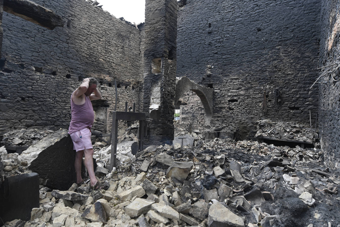 Fotos: Así han quedado los pueblos navarros afectados por los incendios