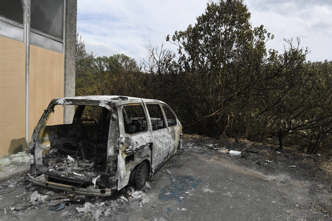 Fotos: Así han quedado los pueblos navarros afectados por los incendios