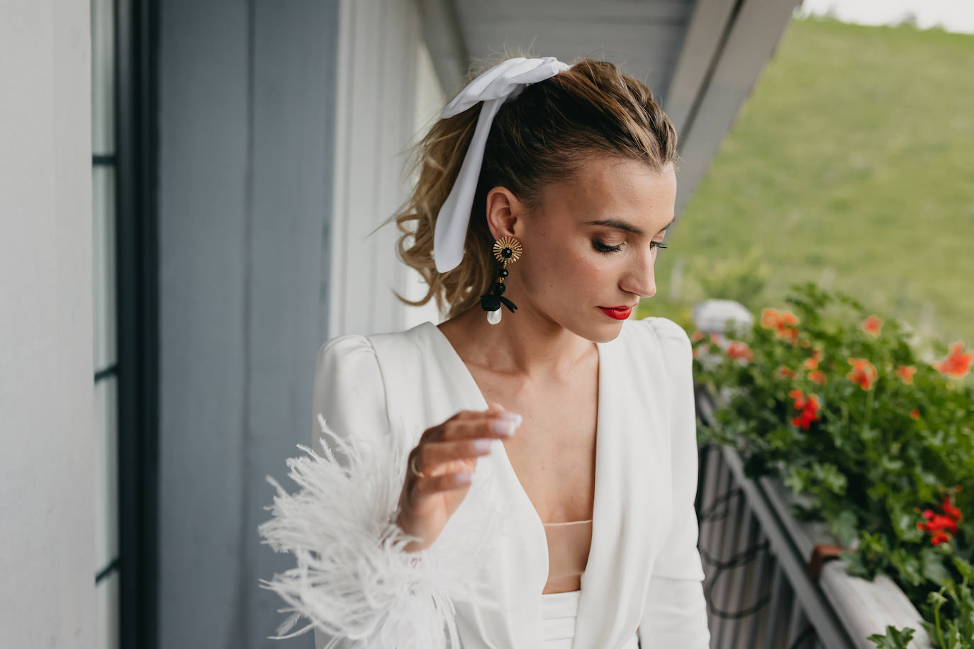 Fotos: Sí, es posible transformar un &#039;look bridal&#039; solo con los accesorios: la novia vizcaína que lo consiguió