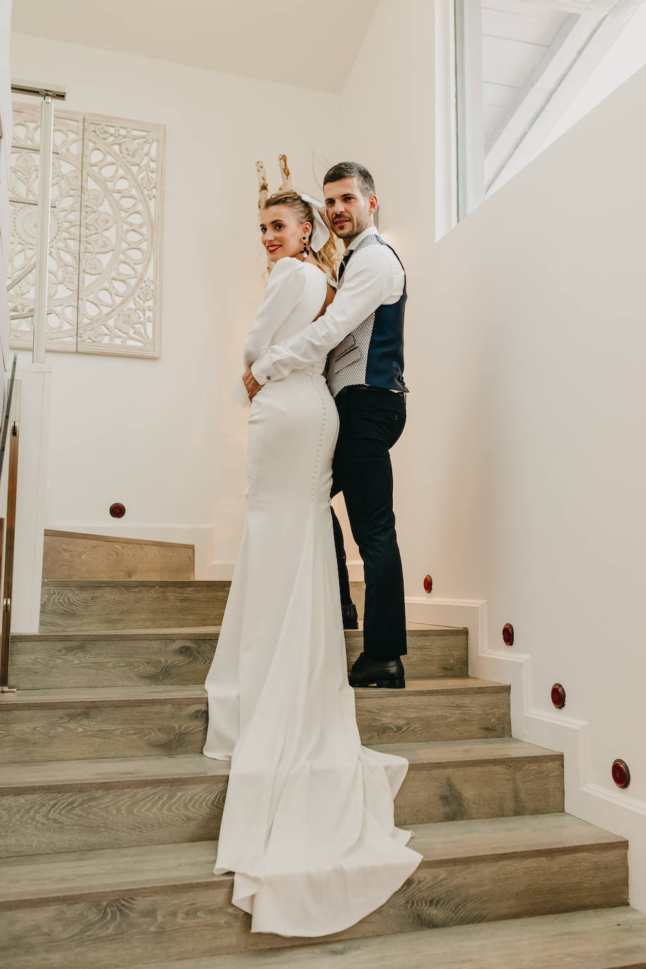 Fotos: Sí, es posible transformar un &#039;look bridal&#039; solo con los accesorios: la novia vizcaína que lo consiguió