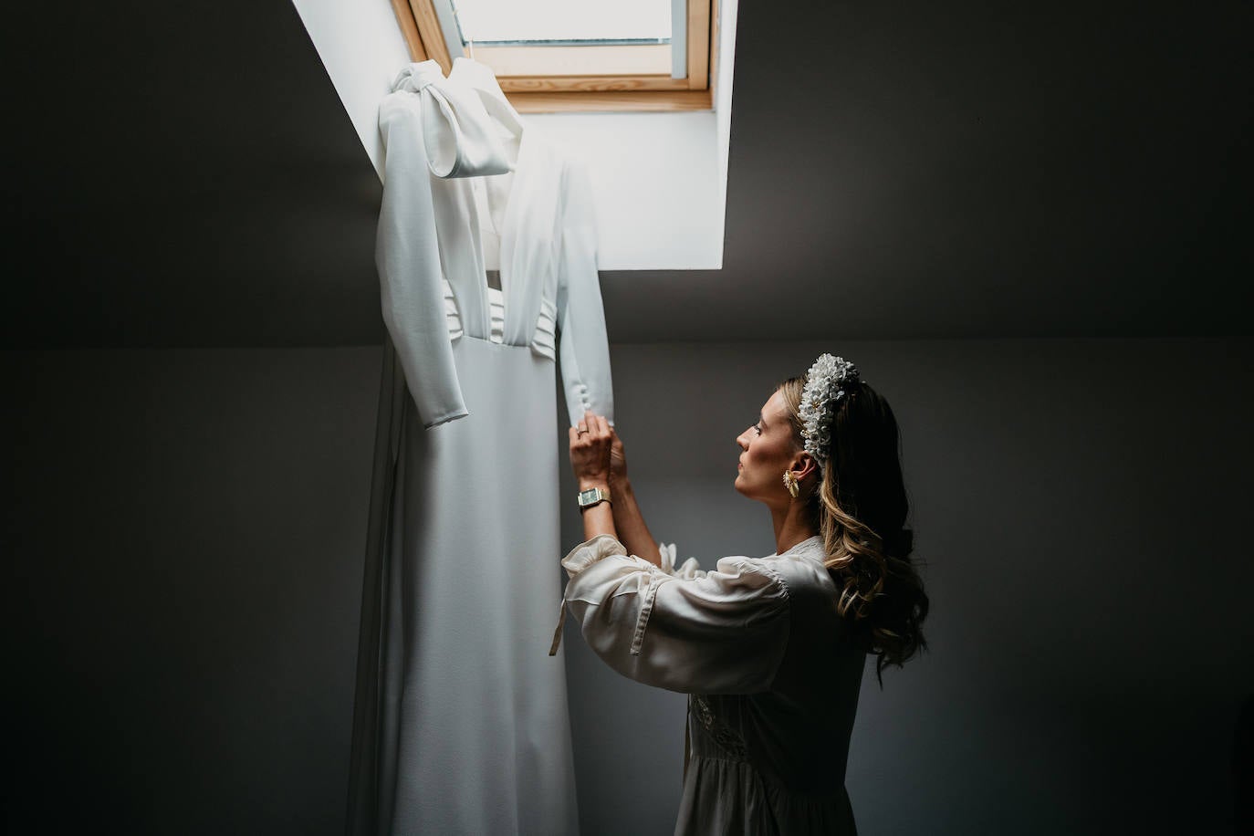 Fotos: Sí, es posible transformar un &#039;look bridal&#039; solo con los accesorios: la novia vizcaína que lo consiguió