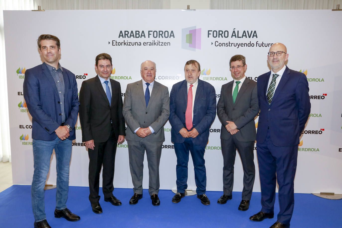 Gorka Mendaza, José Luis Fernández, Josu Sánchez, José Antonio Suso, Iñaki Gurtubai y José Antonio Galera.