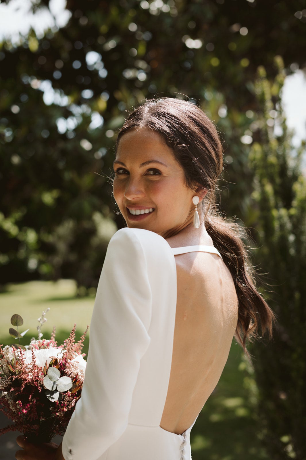 Fotos: La novia de Algorta a la que destrozaron el vestido tres días antes de la boda