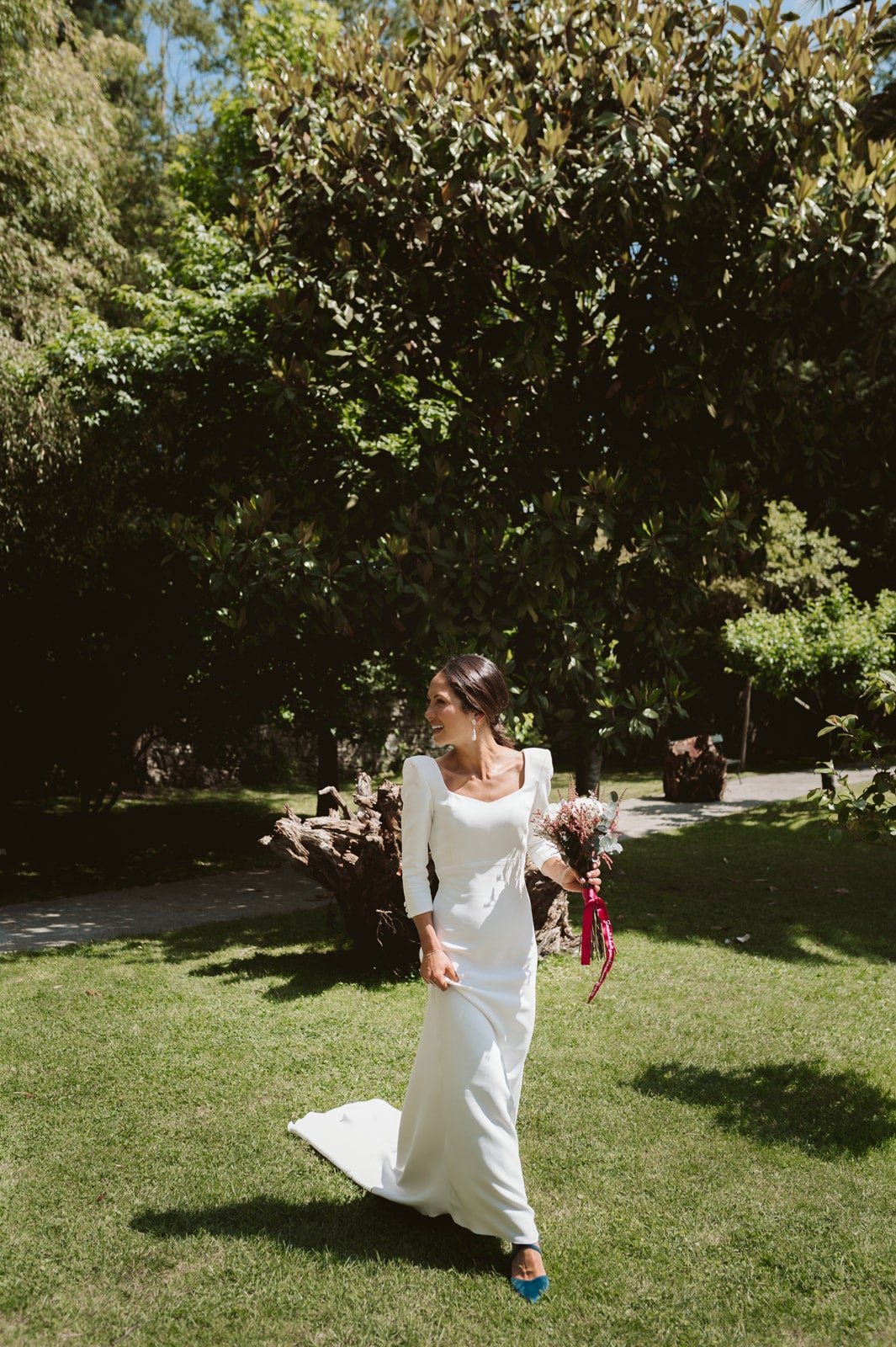 Fotos: La novia de Algorta a la que destrozaron el vestido tres días antes de la boda