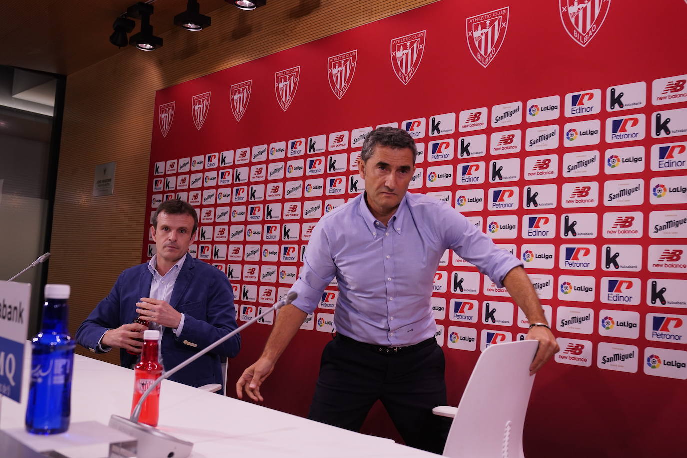 Fotos: Las imágenes de la presentación de Valverde como entrenador del Athletic