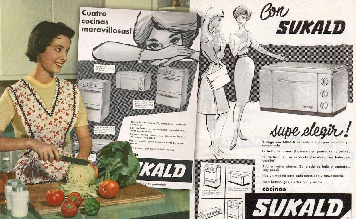 Antigua publicidad de Sukald (Industrias Izaguirre, Amorebieta). 