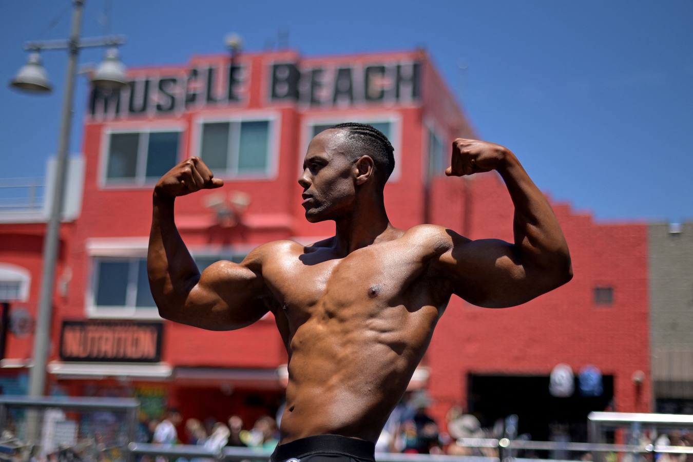 Fotos: Los culturistas se exhiben en la histórica cita de Venice