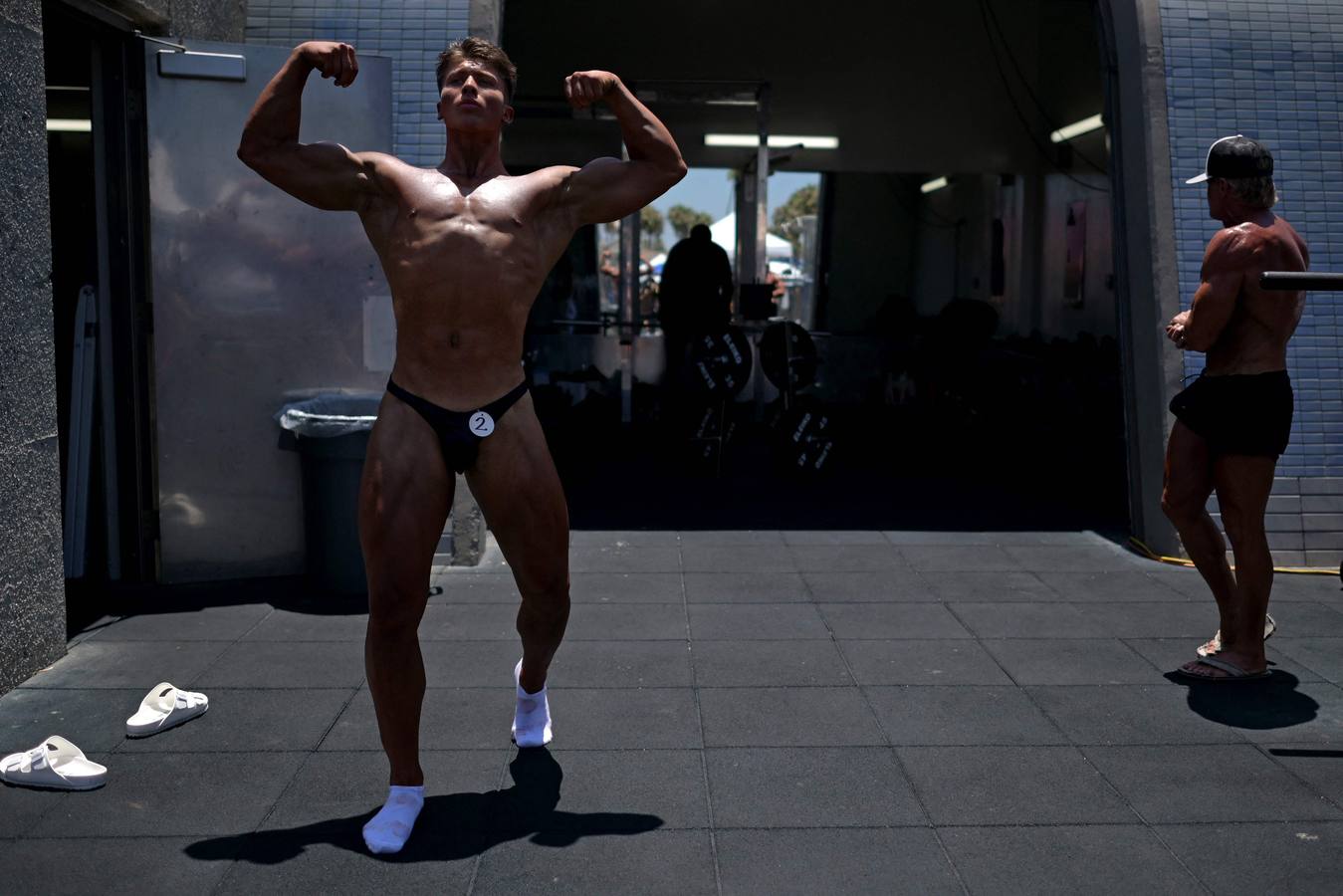 Fotos: Los culturistas se exhiben en la histórica cita de Venice