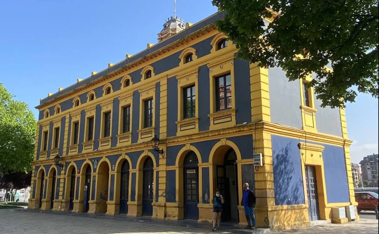 Emblemático edificio de La Canilla en Portugalete. 