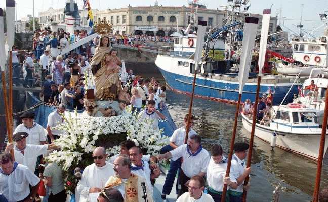 Fiestas en Bizkaia: Los Cármenes son marineros y de interior