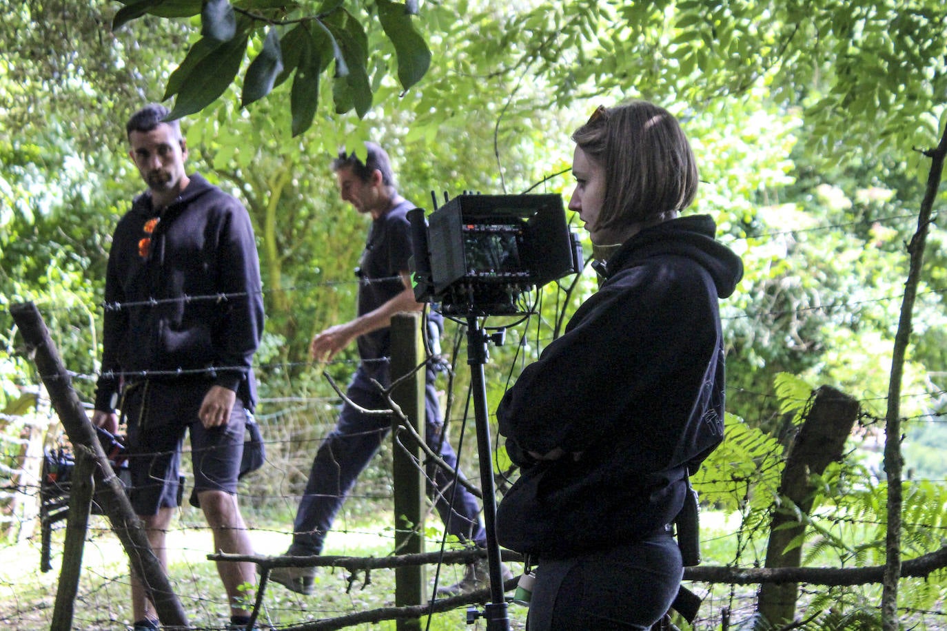 Fotos: Las imágenes del rodaje en Llodio del primer largometraje de Estíbaliz Urresola