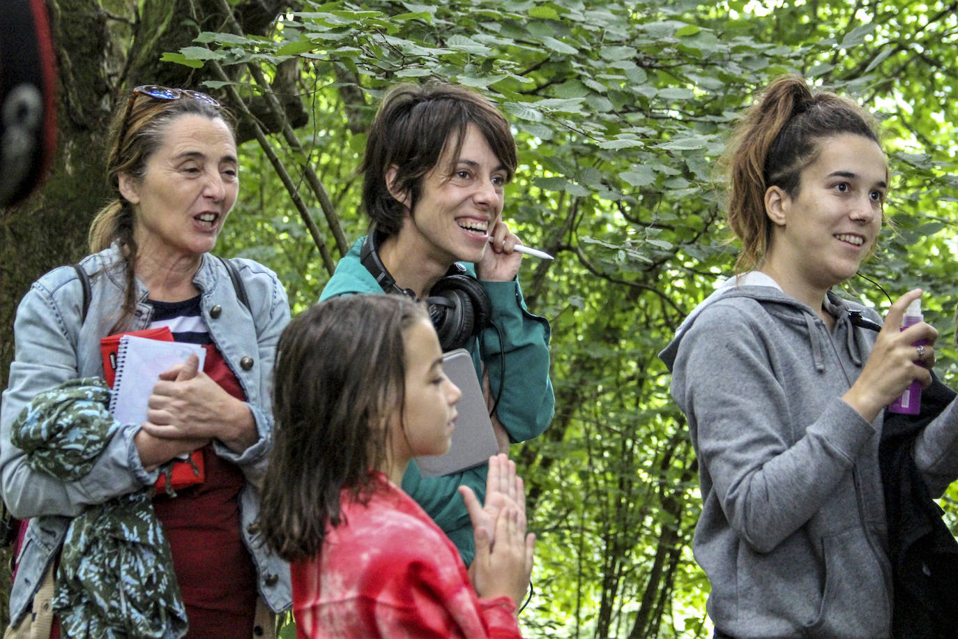 Fotos: Las imágenes del rodaje en Llodio del primer largometraje de Estíbaliz Urresola