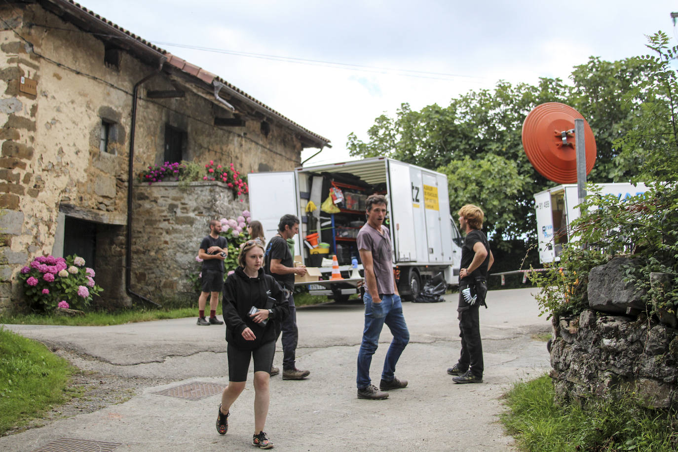 Fotos: Las imágenes del rodaje en Llodio del primer largometraje de Estíbaliz Urresola