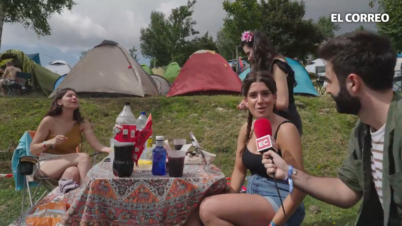 Así es un día en el camping del BBK Live