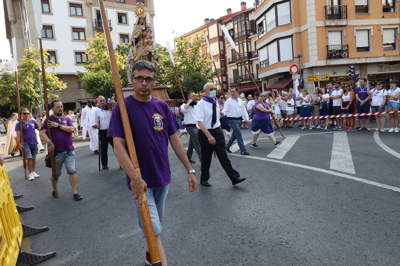 Fotos: Santurtzi rinde homenaje a la Virgen del Carmen