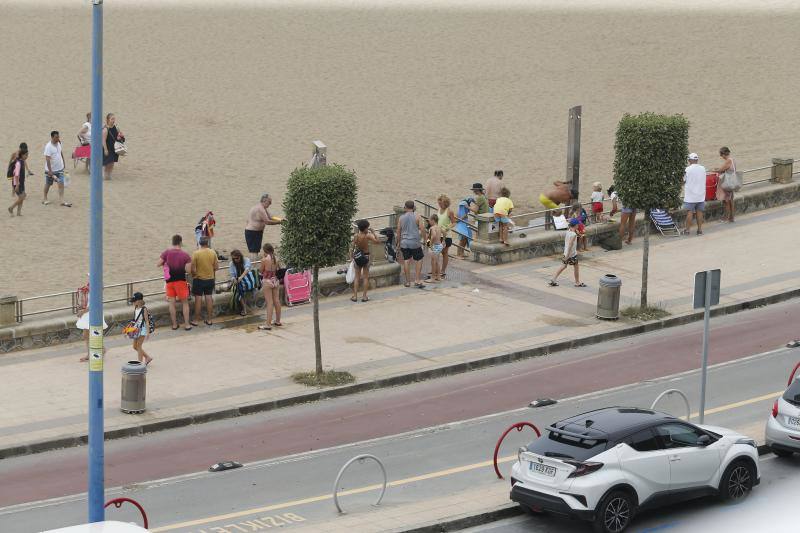 Fotos: Galerna en Ereaga