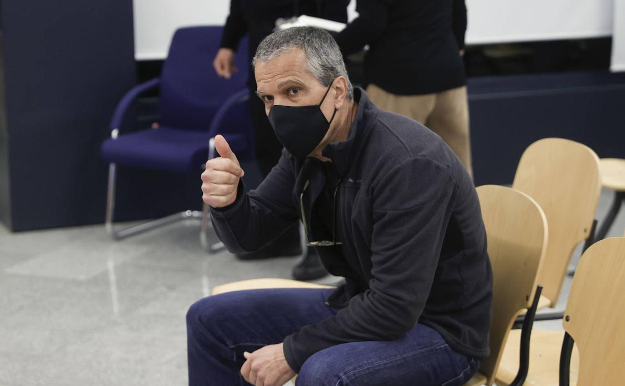 Juan Carlos Iglesias Chouzas, 'Gadafi', durante un juicio en la Audiencia Nacional el pasado marzo. 