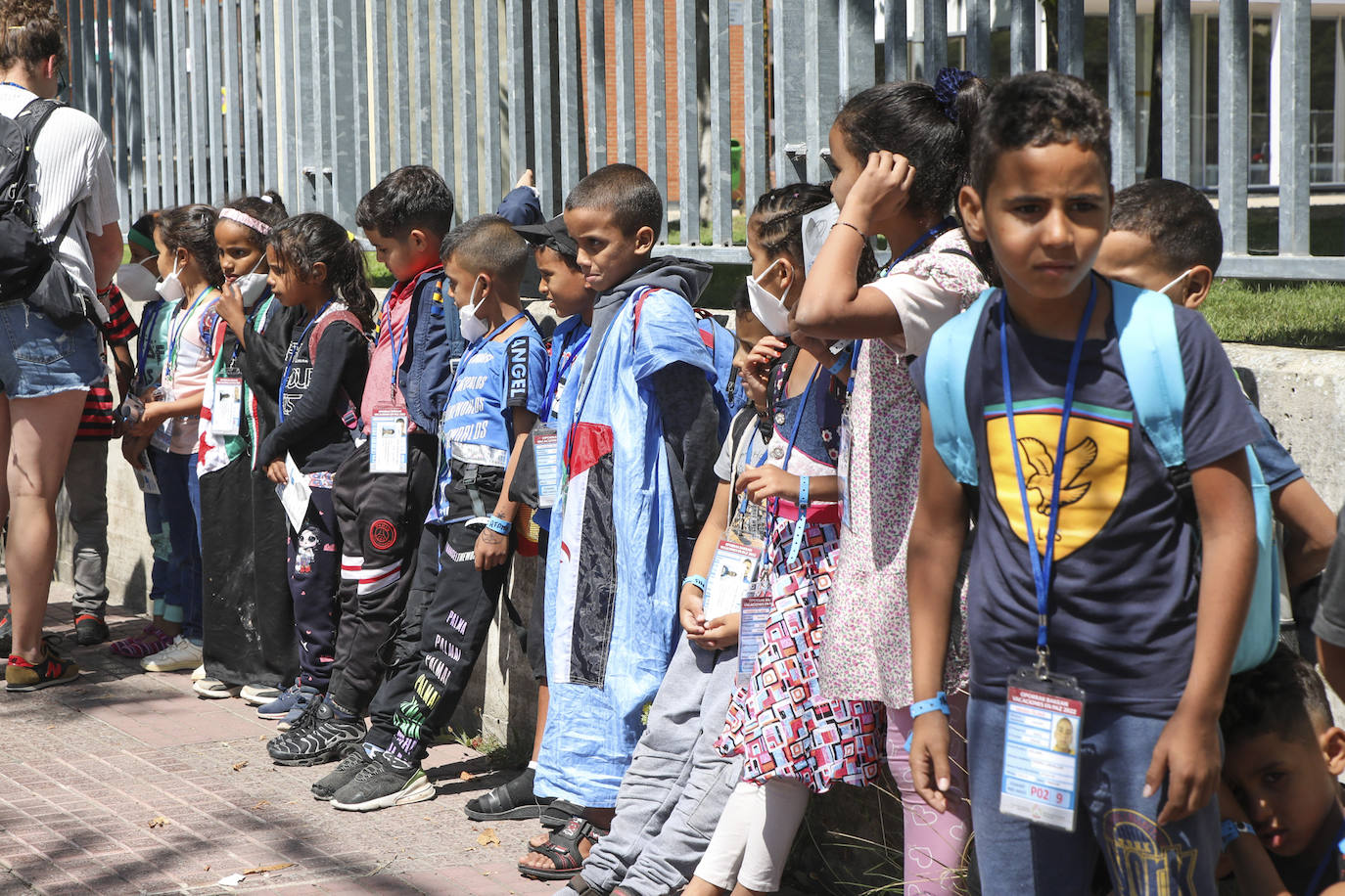 Fotos: Así ha sido la llegada de los niños saharauis a Álava