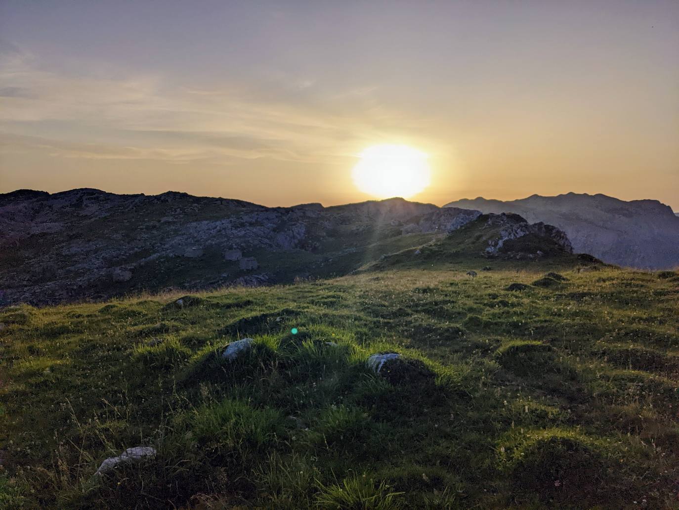 La majada de Amuesa al amanecer.