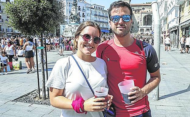 Lydia Martínez y Damián Romo.