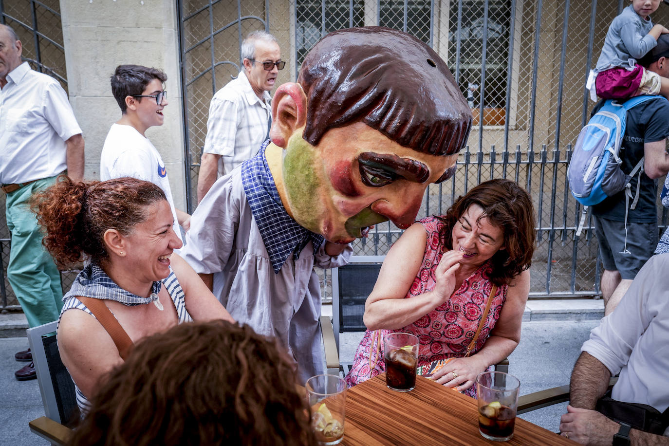 Fotos: Los Gigantes y Cabezudos toman Vitoria por las fiestas de La Blanca