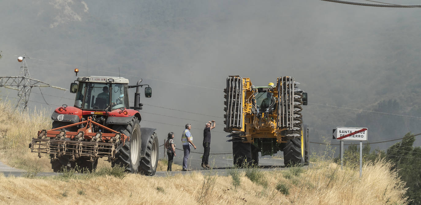 Fotos: Imágenes del incendio declarado en Zambrana
