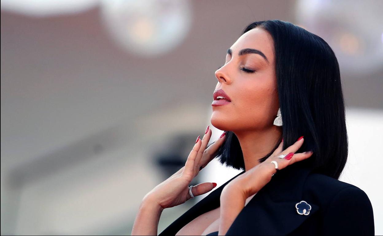 Georgina Rodríguez, en la apertura del Festival de Cine de Venecia del año pasado.