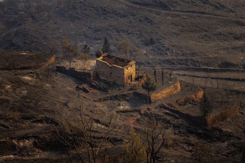 Fotos: Las impresionantes imágenes del incendio de Bejís, en Castellón