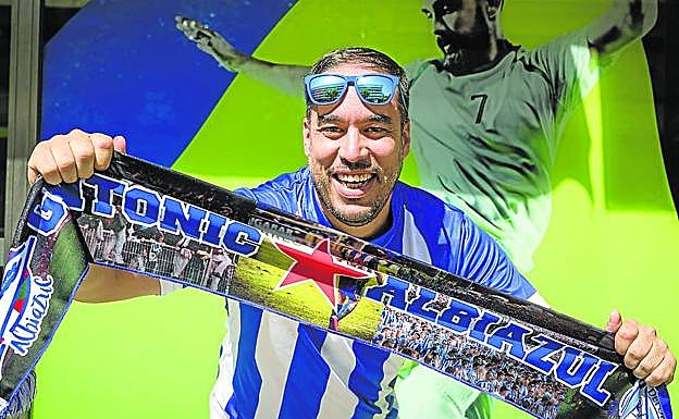 Iker Resa trabajó en el club varios años y es miembro de la Peña GinTonic Albiazul.