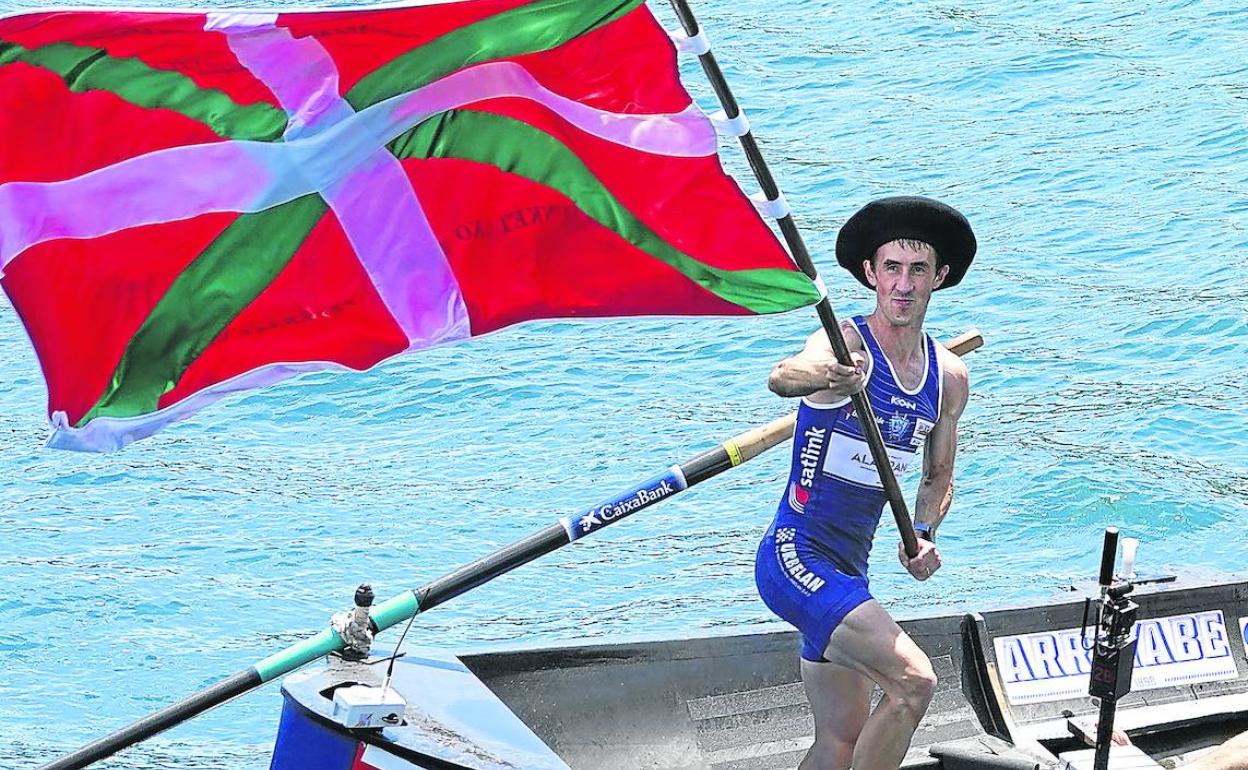 Gorka Aranberri volvió a ganar en Zarautz cinco años después.