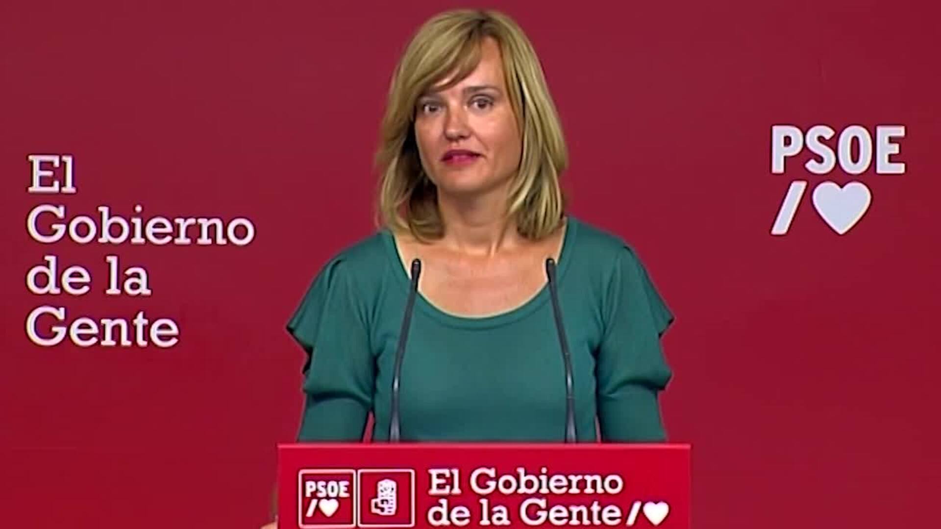 Pilar Alegría esquiva las preguntas sobre el gasto militar