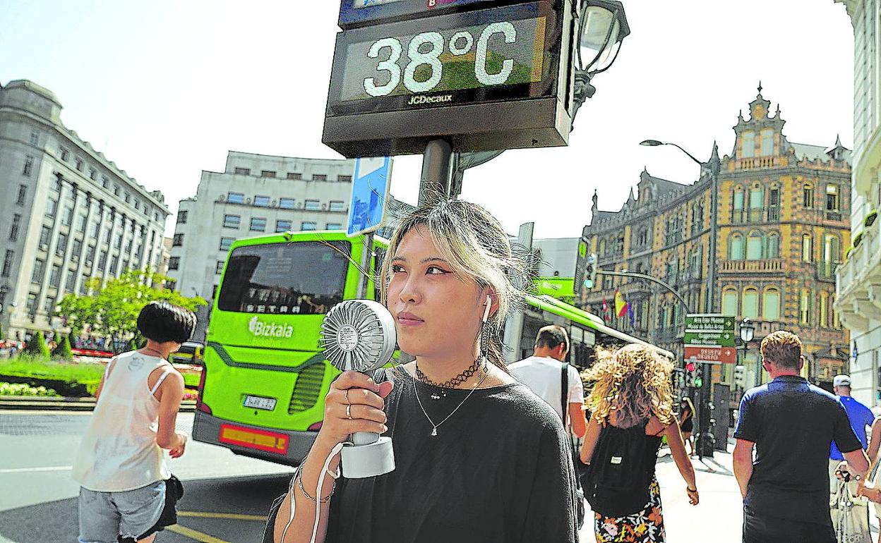 El 17 de julio, la estación de Loiu registró 41,2 grados, la mayor temperatura de todo el verano. 