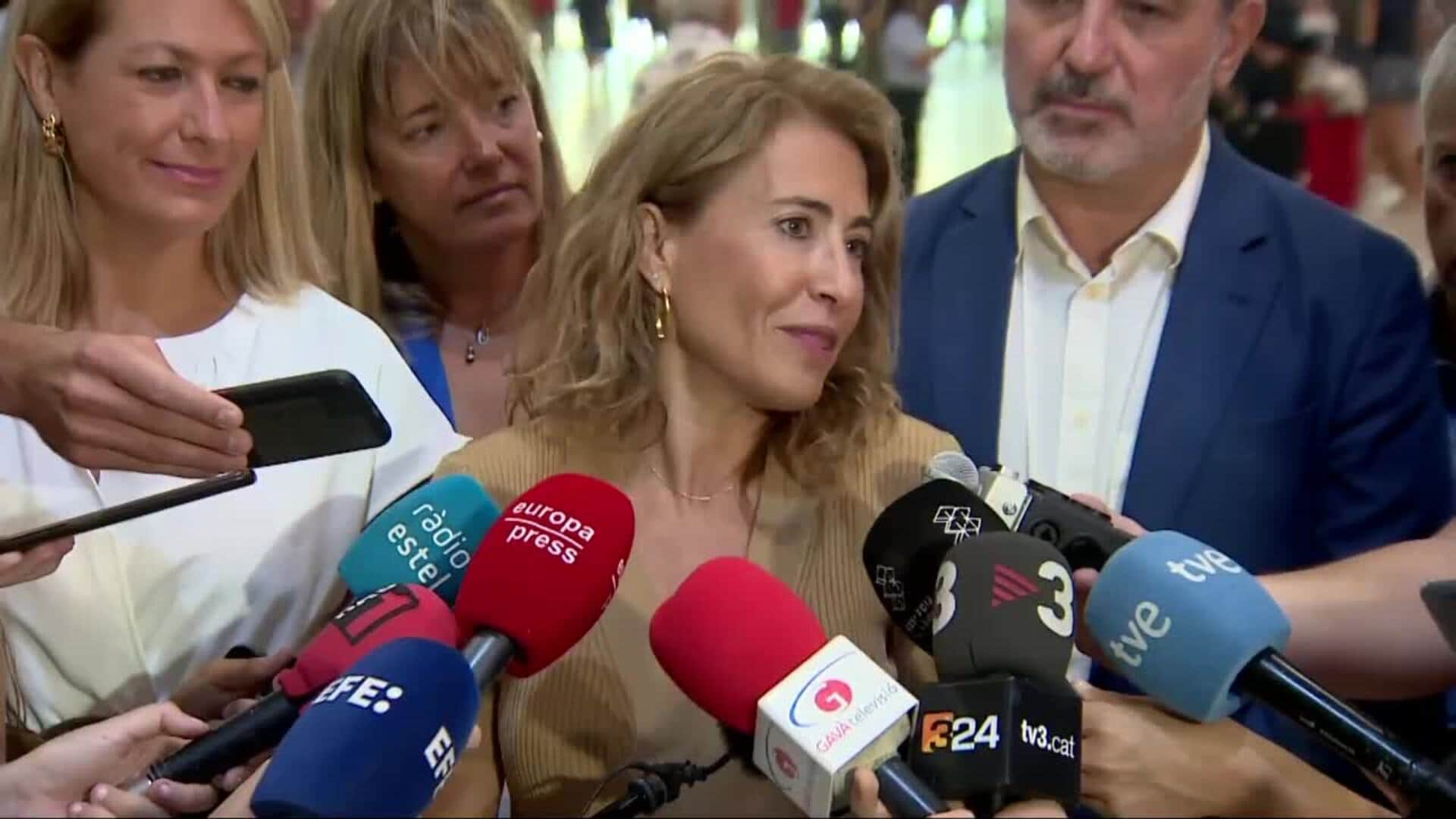 Raquel Sánchez ve un éxito la aplicación del abono gratuito