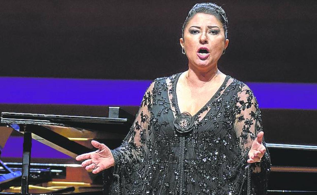 La soprano actuará hoy en 'Las Noches de Altamira'. 