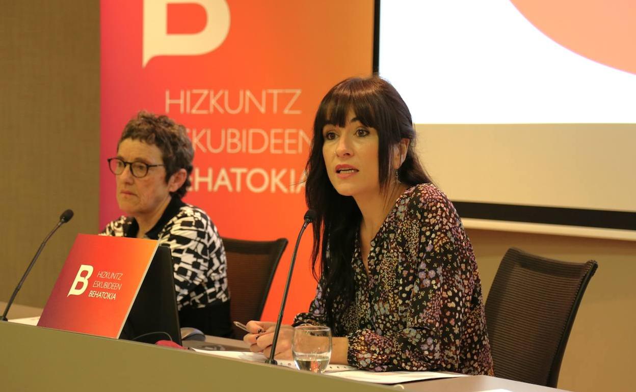 Agurne Gaubeka Behatokiko zuzendaria, aurtengo martxoan Gasteizen.