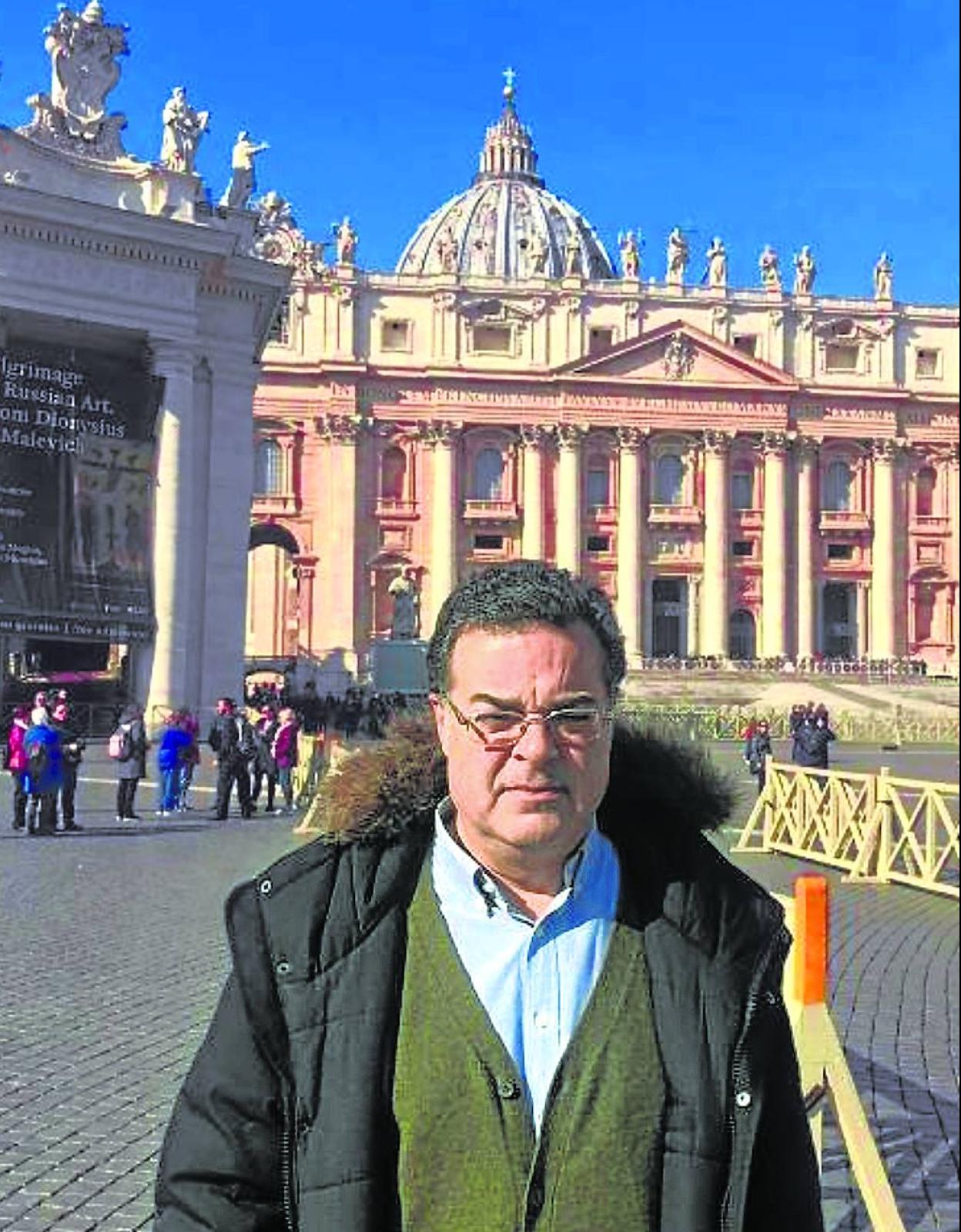 Juan Cuatrecasas, padre de la víctima, asistió en 2019 a un encuentro en Roma como fundador y presidente de la Asociación Infancia Robada. 