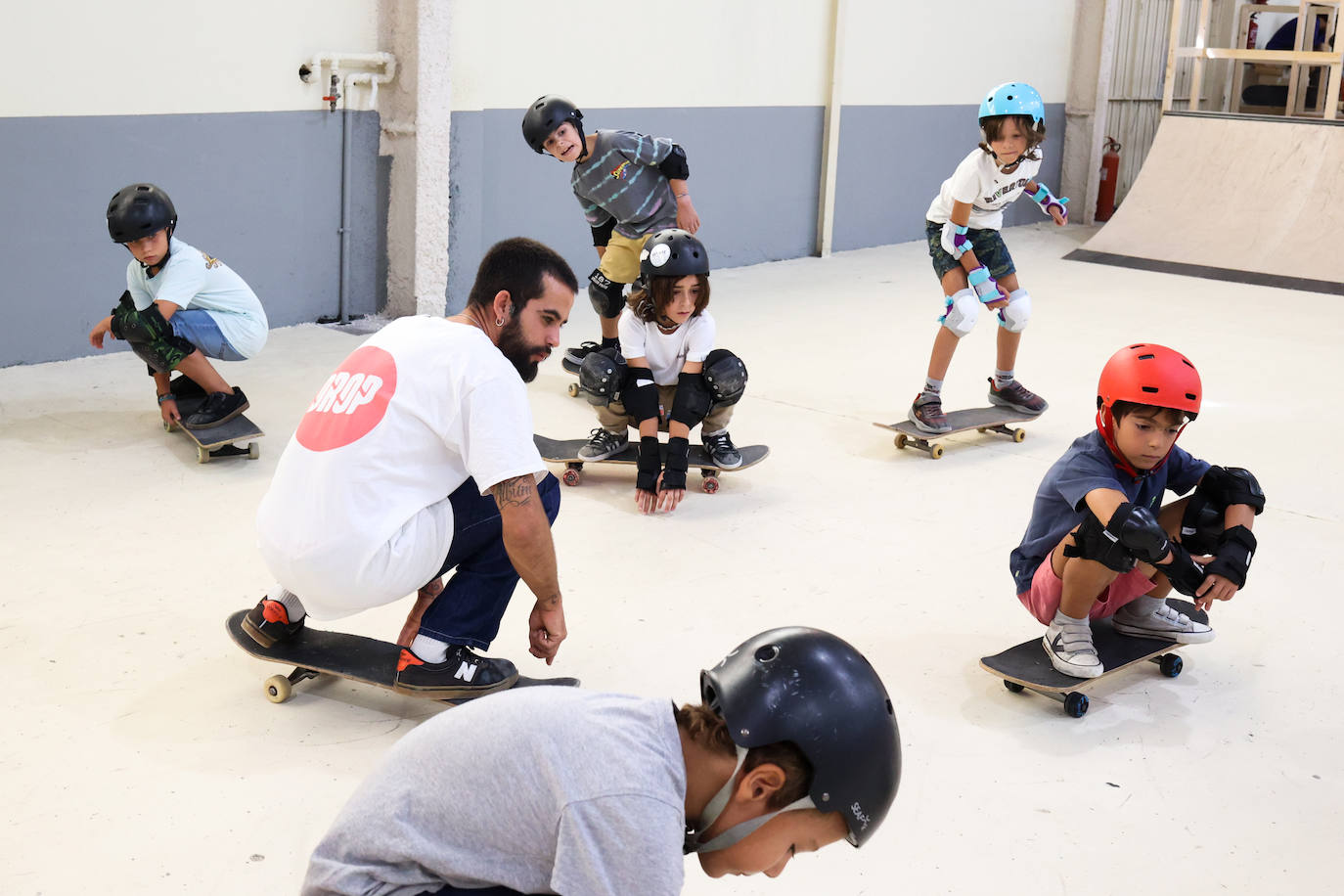 Fotos: Inaugurado en Sopela el surf-skate park con la ola más grande de Europa