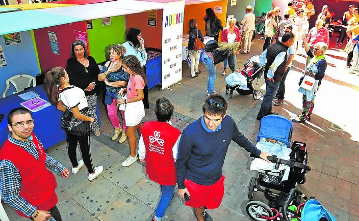 Las casetas de colores están en el centro de la polémica. 