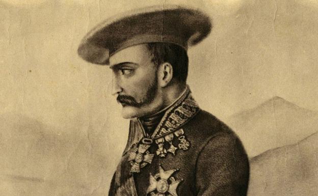 Tomás de Zumalacárregui, en un grabado. 